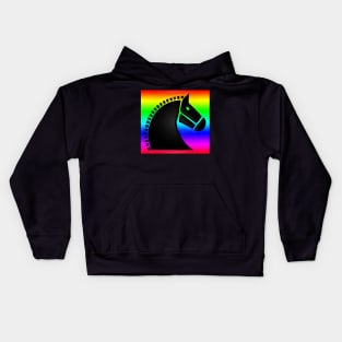 Western Era - Horse Head Kids Hoodie